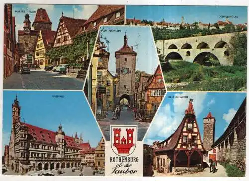 [Ansichtskarte] Rothenburg ob der Tauber. 