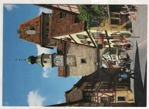 [Ansichtskarte] Rothenburg ob der Tauber - Röderbogen mit Markusturm. 