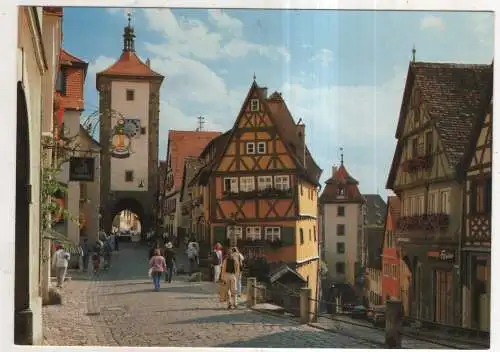 [Ansichtskarte] Rothenburg ob der Tauber - Plönlein. 