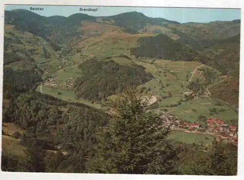 [Ansichtskarte] Aitern am Fuße des Belchen im Schwarzwald. 