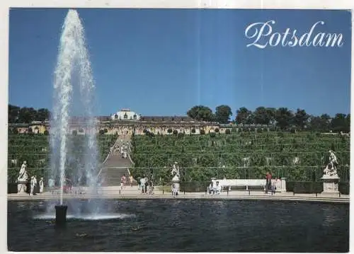 [Ansichtskarte] Potsdam - Schloß Sanssouci. 