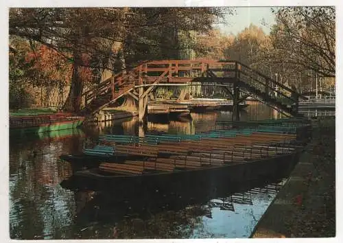 [Ansichtskarte] Saisonausklang im Spreewald. 