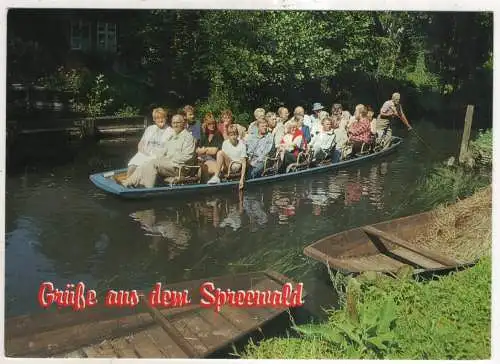 [Ansichtskarte] Spreewald - Kahnpartie. 