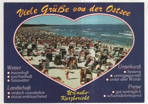 [Ansichtskarte] Viele Grüße von der Ostsee. 