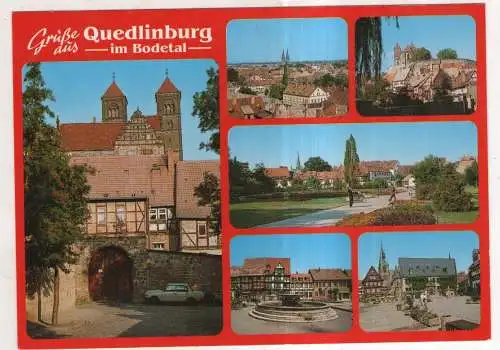 [Ansichtskarte] Quedlinburg im Bodetal. 