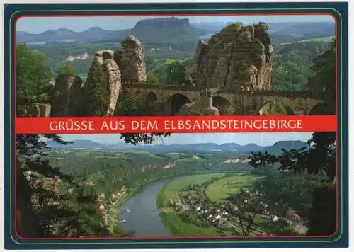 [Ansichtskarte] Elbsandsteingebirge. 