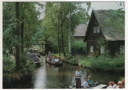 [Ansichtskarte] Spreewald - Tour mit dem Kahn. 