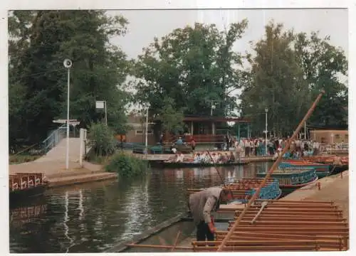 [Ansichtskarte] Spreewald - Im Lübbenauer Kahnfährhafen / Lübbenau. 