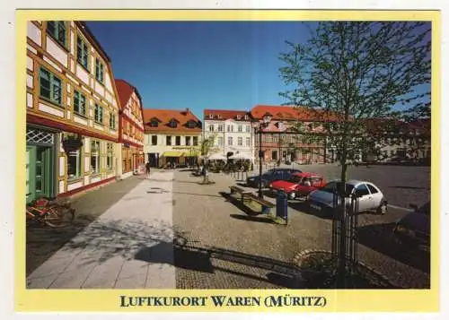 [Ansichtskarte] Luftkurort Waren  / Müritz - Neuer Markt. 