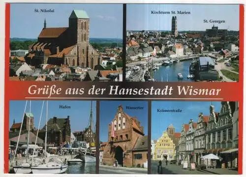 [Ansichtskarte] Wismar. 