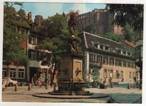 [Ansichtskarte] Heidelberg - Kornmarkt. 