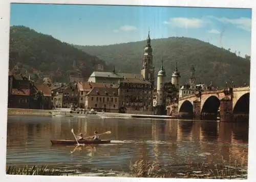 [Ansichtskarte] Heidelberg - Partie am Neckar. 