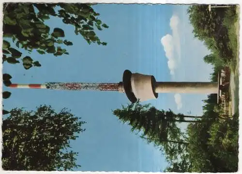 [Ansichtskarte] Heidelberg - Der Fernsehturm auf dem Königsstuhl. 