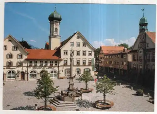 [Ansichtskarte] Immenstadt / Allgäu - Marktplatz. 