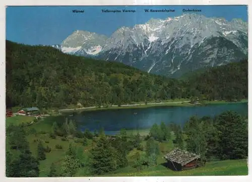 [Ansichtskarte] Mittenwald - Ferchensee. 