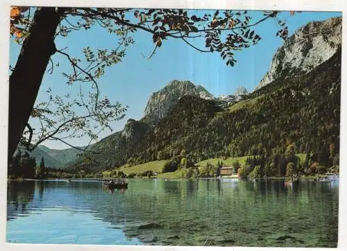 [Ansichtskarte] Berchtesgadener Land - Hintersee mit Reiteralpe. 