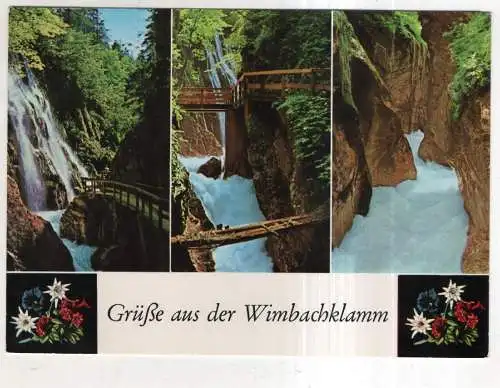 [Ansichtskarte] Wimbachklamm - Berchtesgadener Land. 