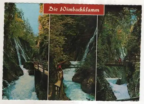 [Ansichtskarte] Wimbachklamm - Berchtesgadener Land. 