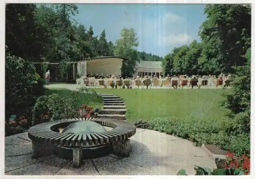 [Ansichtskarte] GERMANY - Bad Wildungen - Wandelhalle mit Musikpavillon im Kurpark. 