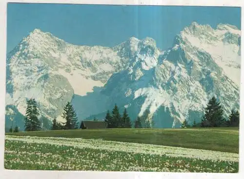 [Ansichtskarte] GERMANY - Tiefkarspitze und Westliche Karwendelspitze / Oberbayern. 