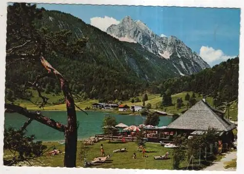 [Ansichtskarte] GERMANY - Mittenwald - Lautersee gegen Wettersteinspitze. 