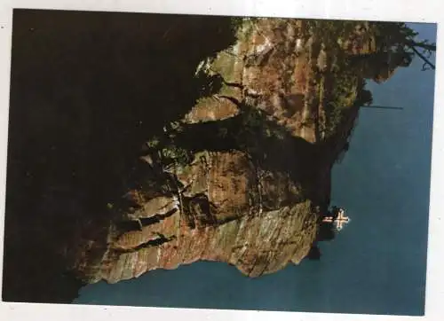 [Ansichtskarte] GERMANY - Dahn / Pfalz - Jungfernsprung bei Nacht. 