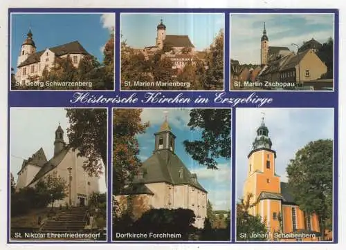 [Ansichtskarte] GERMANY - Historische Kirchen im Erzgebirge. 