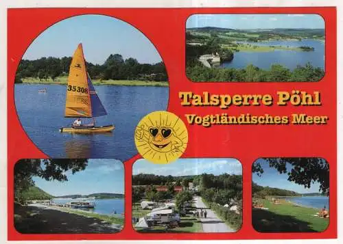 [Ansichtskarte] GERMANY - Talsperre Pöhl - Vogtländisches Meer. 