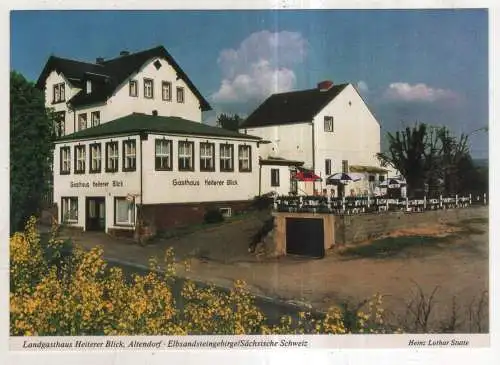 [Ansichtskarte] GERMANY - Bad Schandau - Landgasthaus Heiterer Blick in Altendorf. 