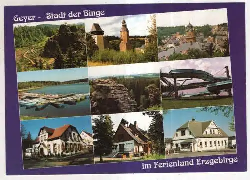 [Ansichtskarte] GERMANY - Geyer - Stadt der Binge im Ferienland Erzgebirge. 