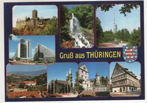 [Ansichtskarte] GERMANY - Gruß aus Thüringen. 