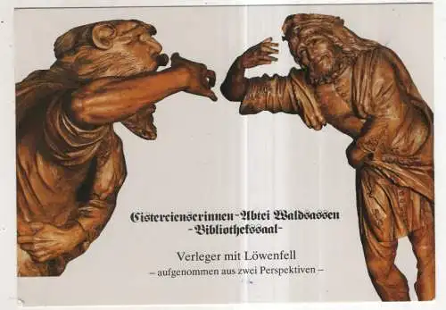 [Ansichtskarte] GERMANY - Waldsassen - Cistercienerinnen-Abtei  - Bibliothekssaal. 