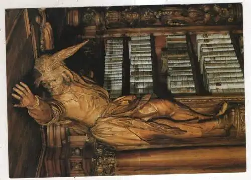 [Ansichtskarte] GERMANY - Waldsassen - Cistercienerinnen-Abtei  - Bibliothekssaal -  Lumpensammler. 