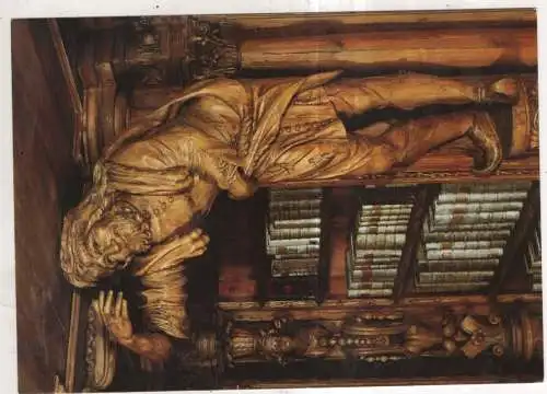 [Ansichtskarte] GERMANY - Waldsassen - Cistercienerinnen-Abtei  - Bibliothekssaal -  Buchdrucker. 