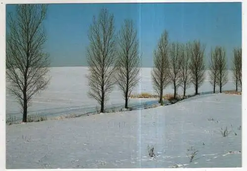 [Ansichtskarte] GERMANY - Verschneites Land. 
