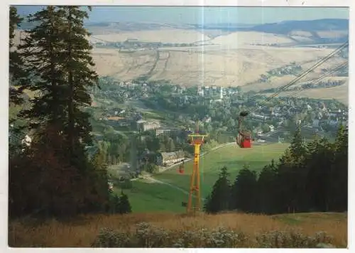 [Ansichtskarte] GERMANY - Oberwiesenthal / Erzgebirge - Blick vom Fichtelberg auf die Stadt. 