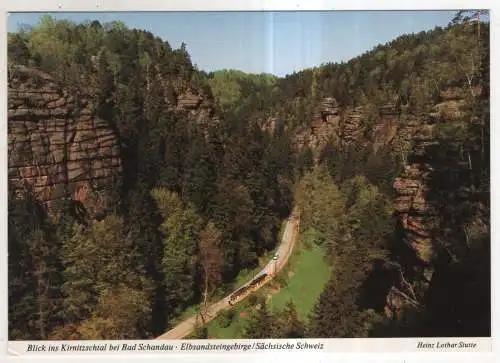 [Ansichtskarte] GERMANY - Blick ins Kirnitzschtal bei Bad Schandau. 