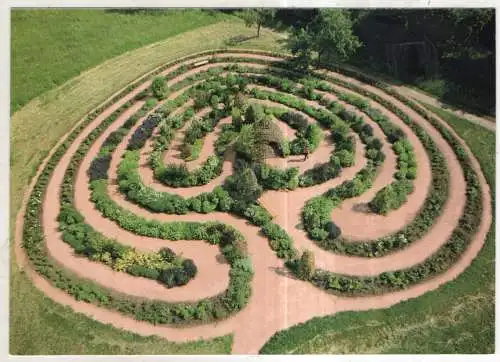 [Ansichtskarte] GERMANY - Lebendiges Labyrinth der kfd in Helfta. 