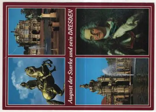 [Ansichtskarte] GERMANY - Dresden - August der Starke und sein Dresden. 