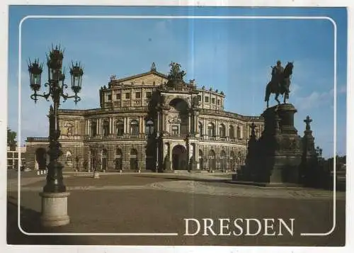 [Ansichtskarte] GERMANY - Dresden - Semperoper. 