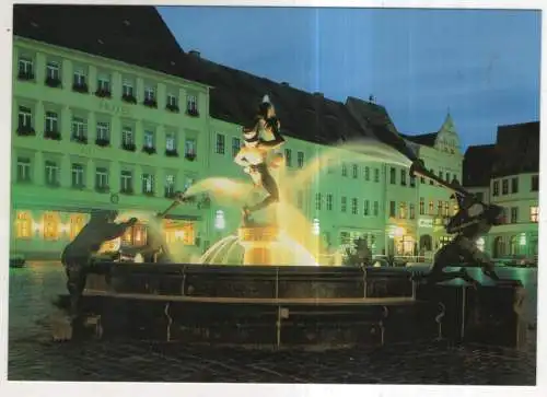 [Ansichtskarte] GERMANY - Torgau - Marktbrunnen Musikanten und Narren. 