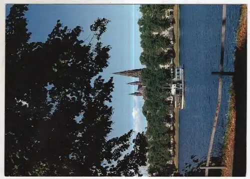 [Ansichtskarte] GERMANY - Schwerin - Blick über den Pfaffenteich. 