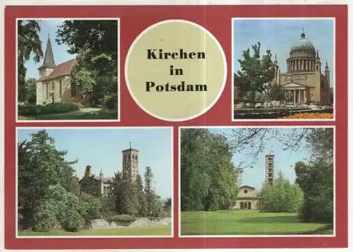 [Ansichtskarte] GERMANY - Kirchen in Potsdam. 