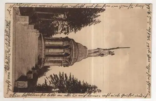 [Ansichtskarte] GERMANY - Hermannsdenkmal im Teutoburger Wald. 
