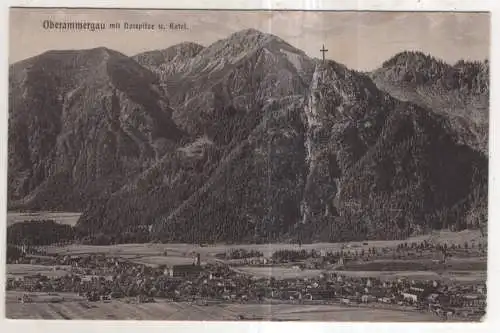 [Ansichtskarte] GERMANY - Oberammergau mit Notspitze u. Kofel. 