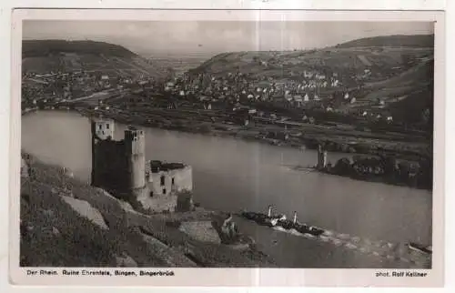 [Ansichtskarte] GERMANY - Der Rhein - Ruine Ehrenfels - Bingen - Bingerbrück. 