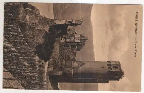 [Ansichtskarte] GERMANY - Ruine Ehrenfels am Rhein. 