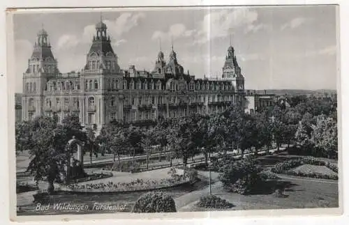 [Ansichtskarte] GERMANY - Bad Wildungen - Fürstenhof. 