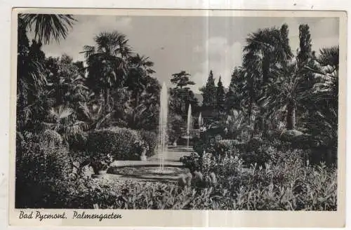 [Ansichtskarte] GERMANY - Bad Pyrmont - Palmengarten. 