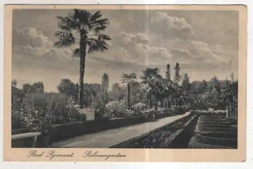 [Ansichtskarte] GERMANY - Bad Pyrmont - Palmengarten. 